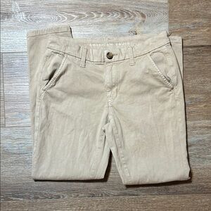 American Eagle Beige Super Stretch Pants